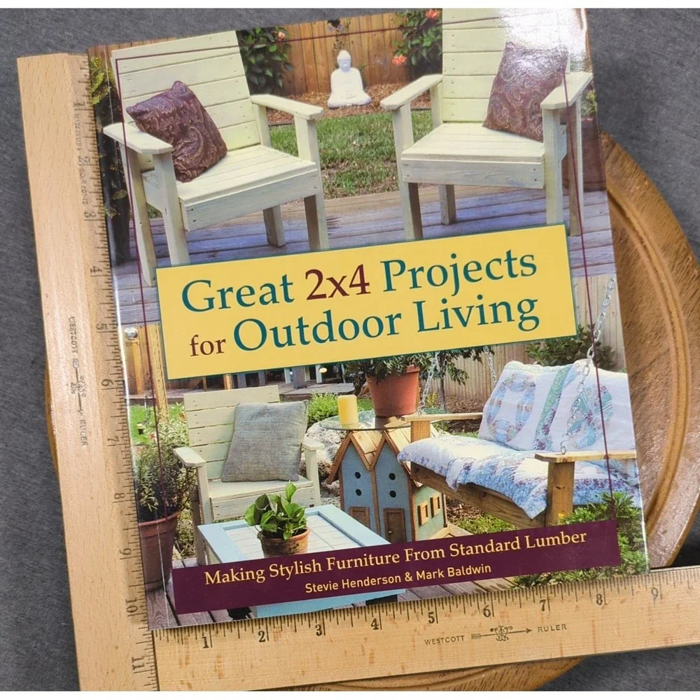 Great 2x4 Projects For Outdoor Living Henderson Baldwin 2008 Softcover LIKE‎ NEW